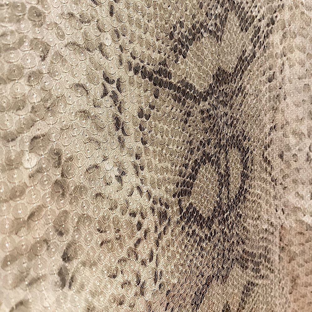 Parker Sequin Python Print Shift Dress - image 8